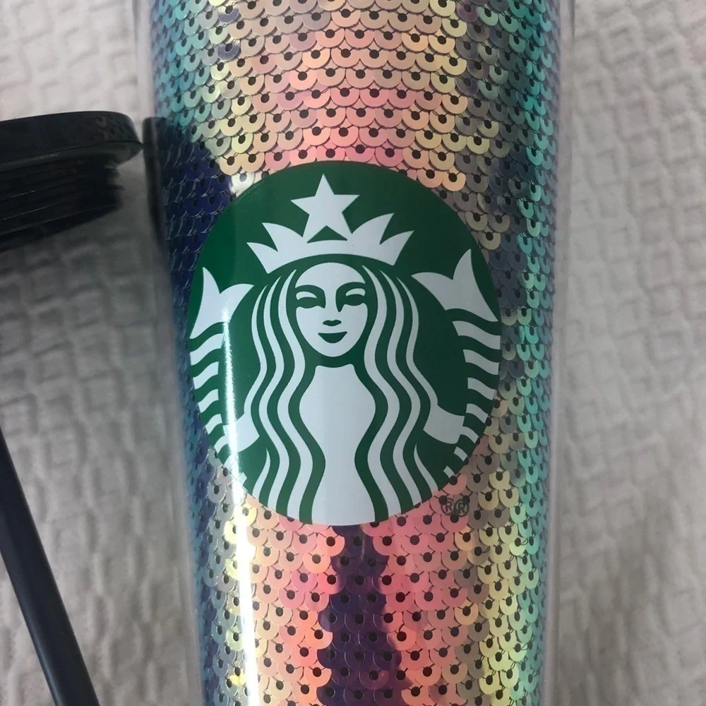 Starbucks Dark Sequin Venti Tumbler